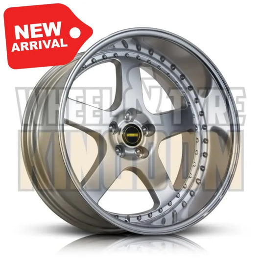 Simmons 20x10.0 5x114.3 -38.1 FR-1 Silver Mirror Lip
