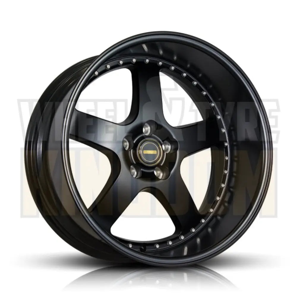 Simmons 20x10.0 5x114.3 -63.6 FR-1 Full Satin Black
