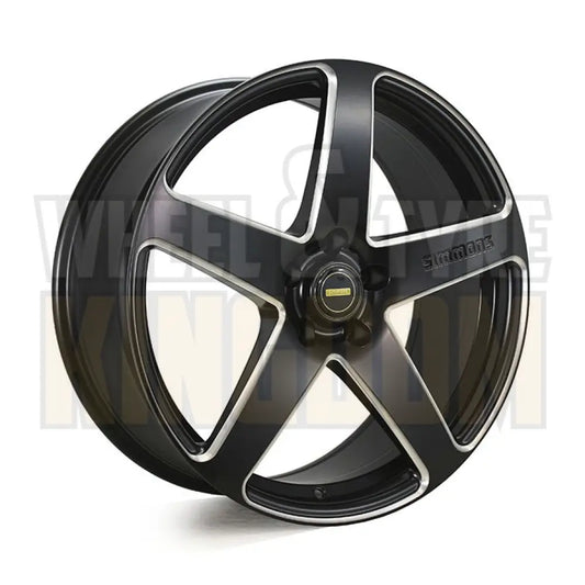 Simmons 20x10.0 5x120 +48 Fr-cs Satin Black Chamfer Edge