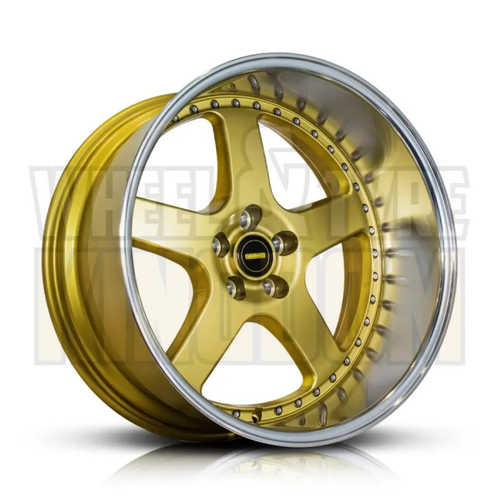 Simmons 20x12.0 5x120 -63.6 FR-1 Gold Mirror Lip