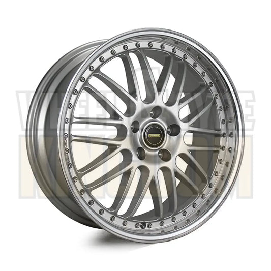 Simmons 20x9.5 5x114.3 +43 OM-1 Silver Mirror Lip
