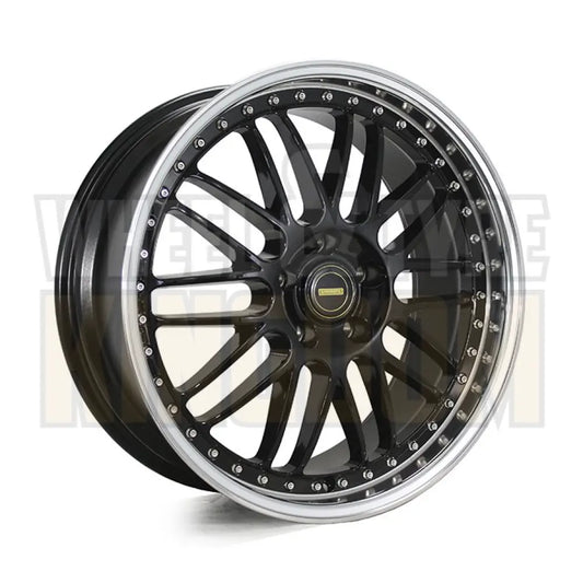 Simmons 20x9.5 5-stud OM-1 Gloss Black Mirror Lip