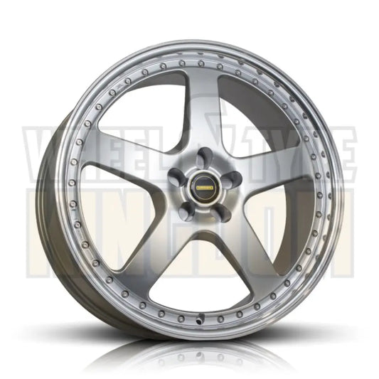 Simmons 22x9.5 L36 5-stud FR-1 Silver Mirror Lip