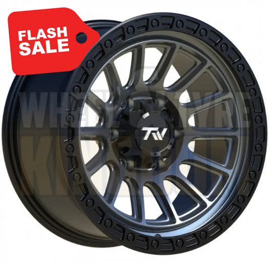 TW Offroad T22 Rotor - 17x9 Satin Black Gunmetal Face