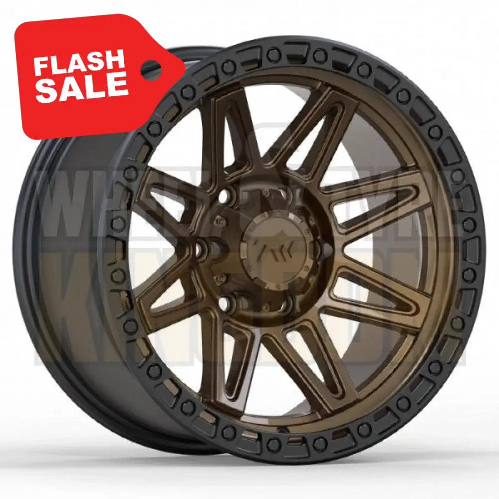 TW Offroad T23 Vector - 17x9 Satin Black Bronze Face