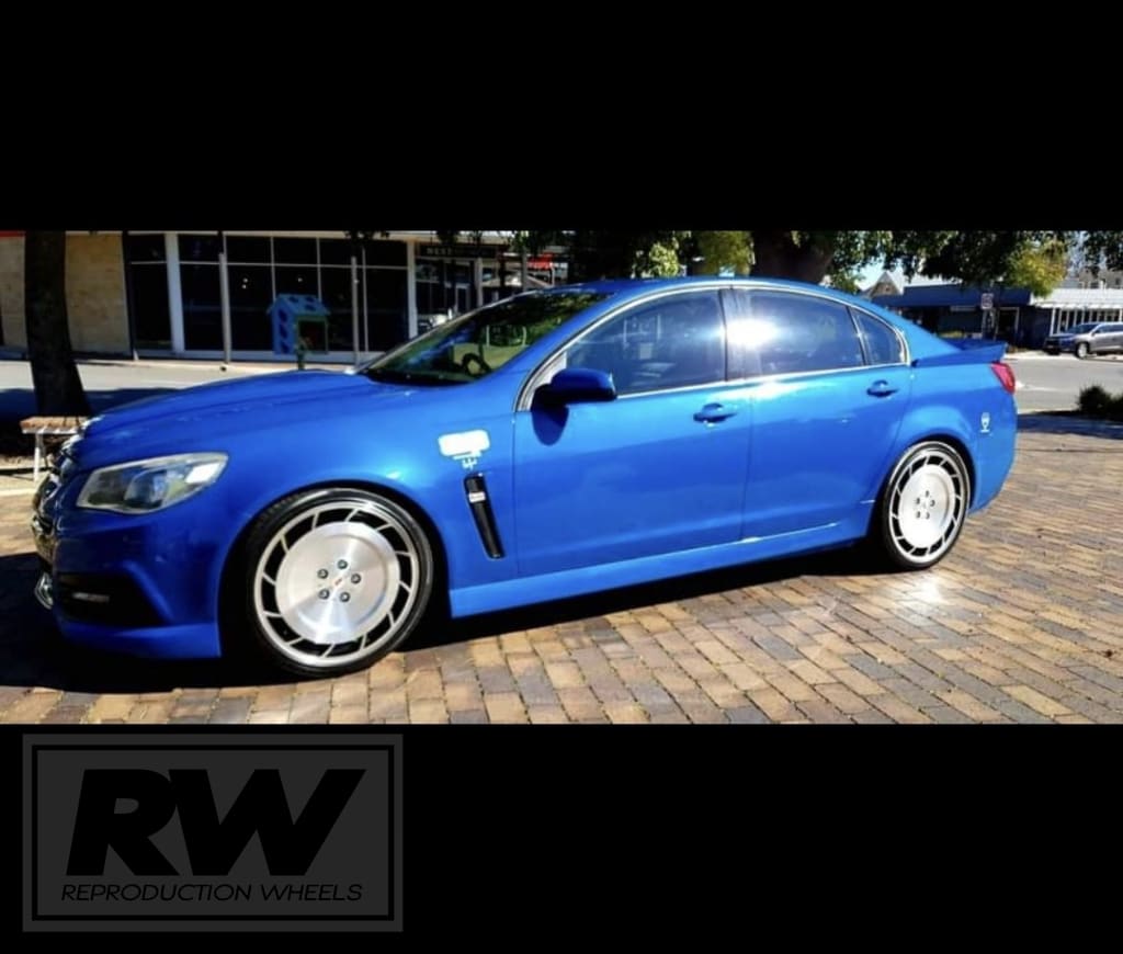 VK VE Group A AERO 19 inch Black Machined REPLICA Directional Wheels