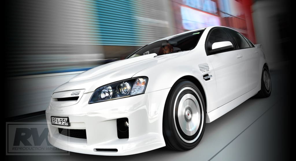 VK VE Group A AERO 19 inch Black Machined REPLICA Directional Wheels
