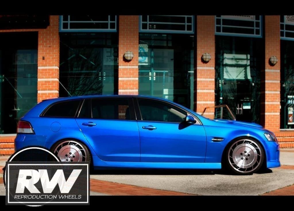 VK VE Group A AERO 20 inch Black Machined REPLICA Directional Wheels