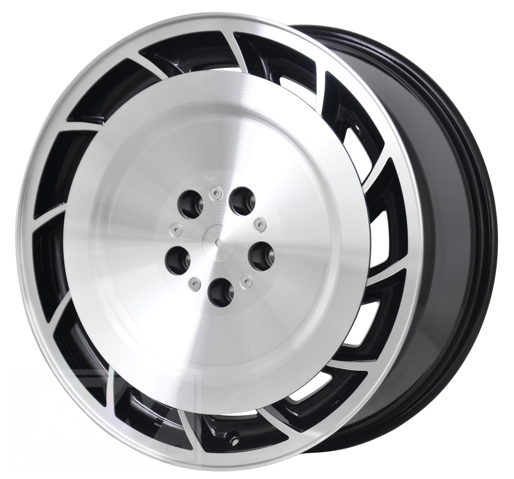 VK VE Group A AERO 20 inch Black Machined REPLICA Directional Wheels