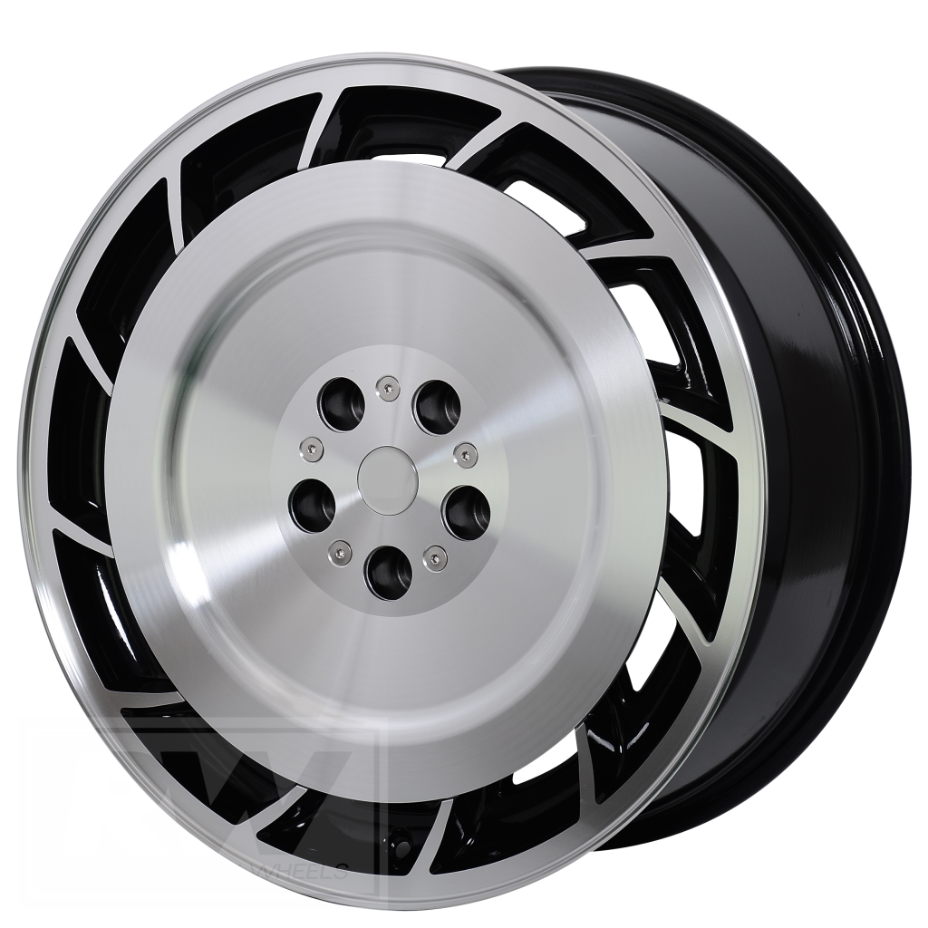VK VE Group A AERO 20 inch Black Machined REPLICA Directional Wheels (PRE-VE)