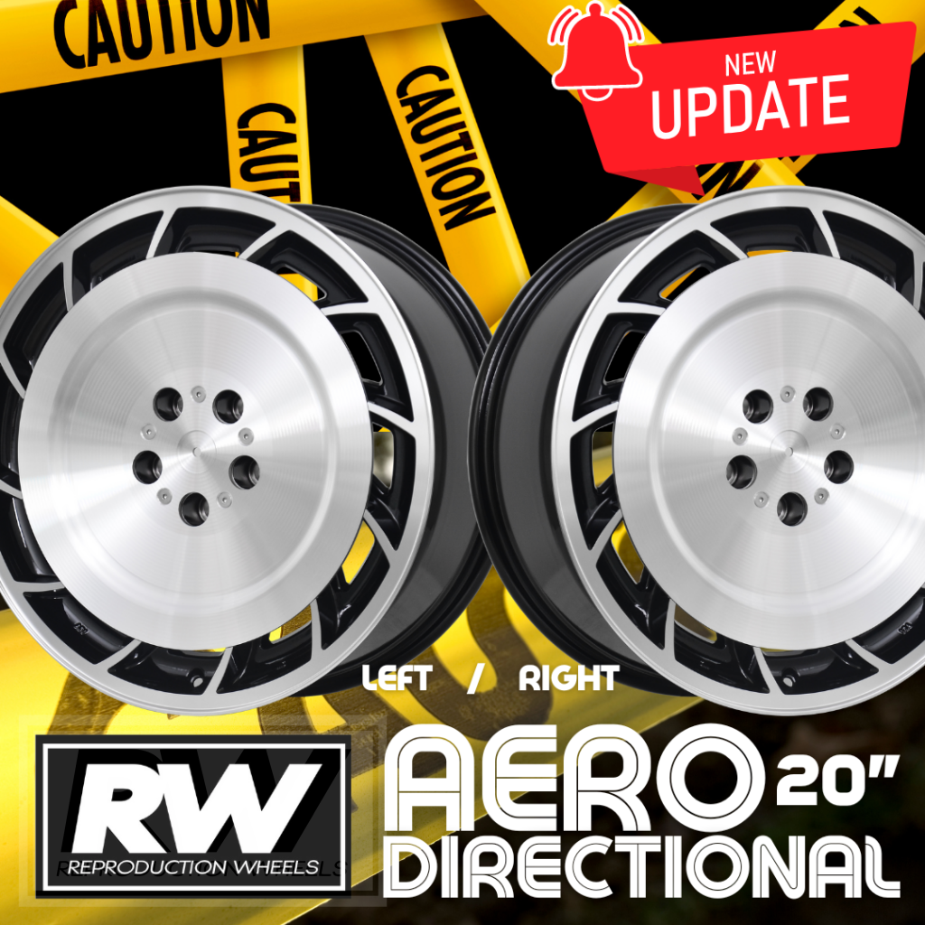 VK VE Group A AERO 20 inch Black Machined REPLICA Directional Wheels (PRE-VE)