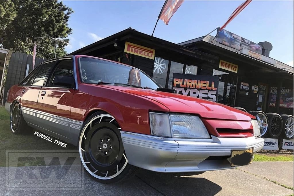 VK VE Group A AERO 20 inch Custom Black Plate Machined REPLICA Wheels (PRE-VE)