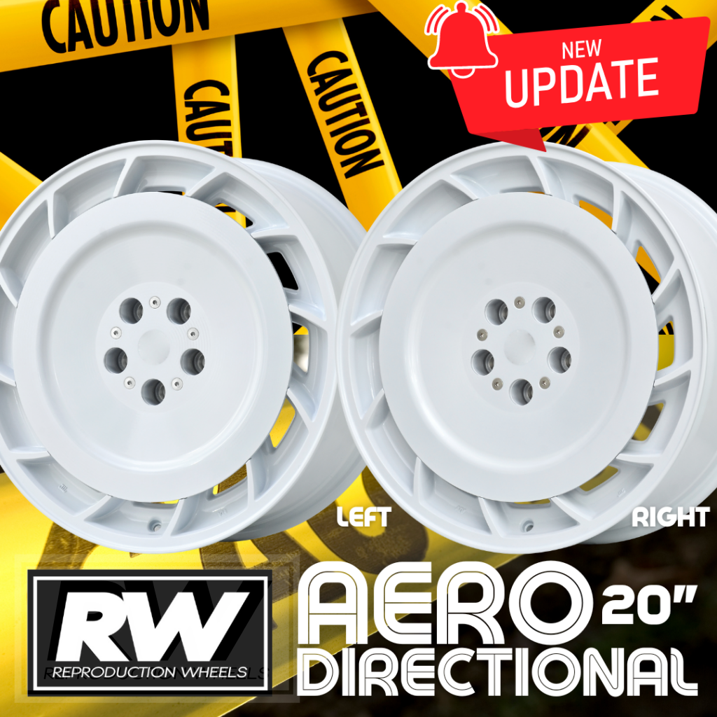 VK VE Group A AERO 20 inch White REPLICA Directional Wheels (PRE-VE)
